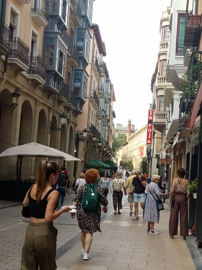 My hostel balcony on the left: page 80