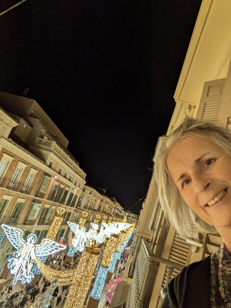 View from my hostel balcony, Malaga: page 12
