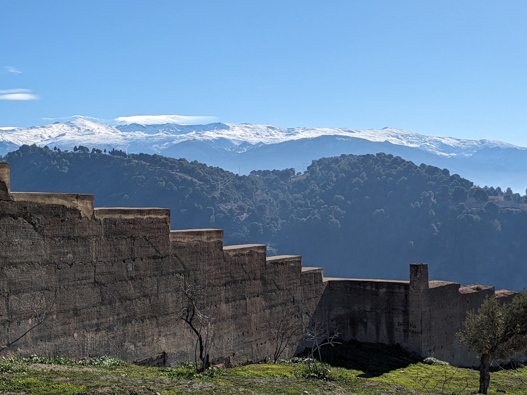 The huge wall in Granada: page 143