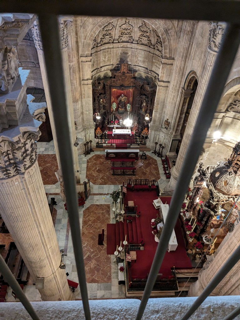 View into the church from the roof: page 27