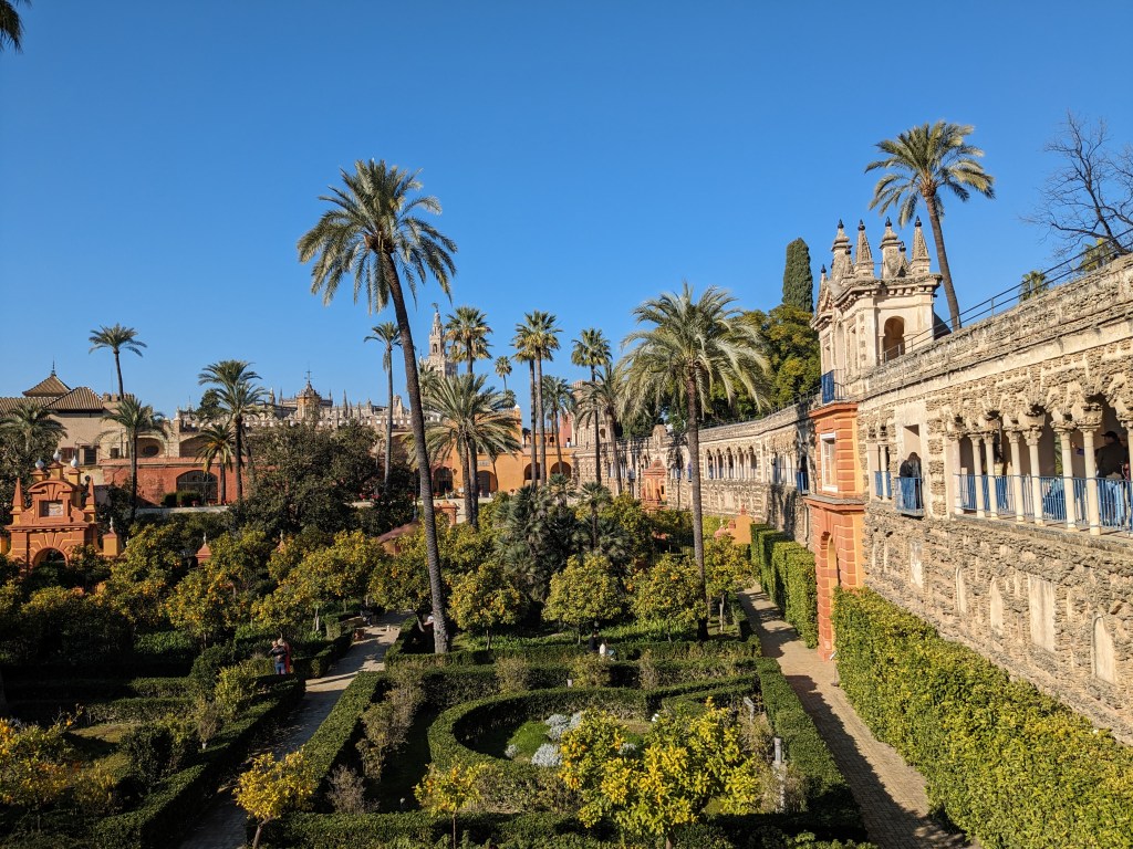 The Alcazar gardens: page 54